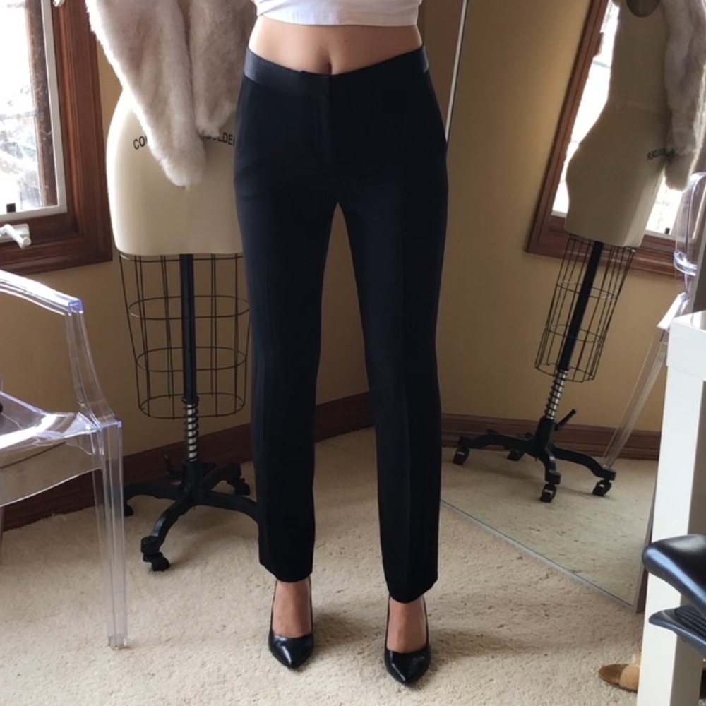 Diane von furstenberg black dress pants size 10